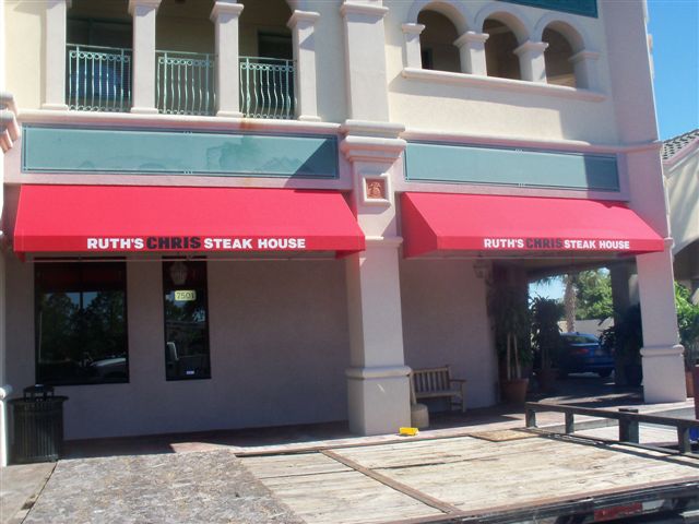Restaurant Awnings Signs