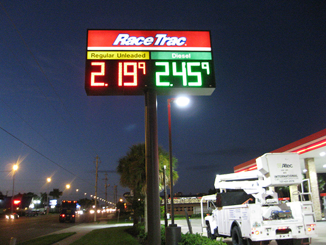 In Saint Petersburg, International Sign is ready to help you with your signs outdoor needs or requirements. International Sign specializes in the design, manufacture, installation of Gas Station Digital Display Pole Sign in all of Pinellas county, International Sign is ready to serve your channel letter signs needs. Here to serve you International Sign does business in Saint Petersburg in Pinellas county FL. Area codes we service include the  area code and the 
33736 zip code.