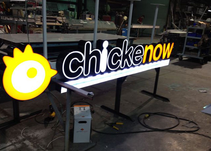 LED Channel Letters Sign - In Manufacturing